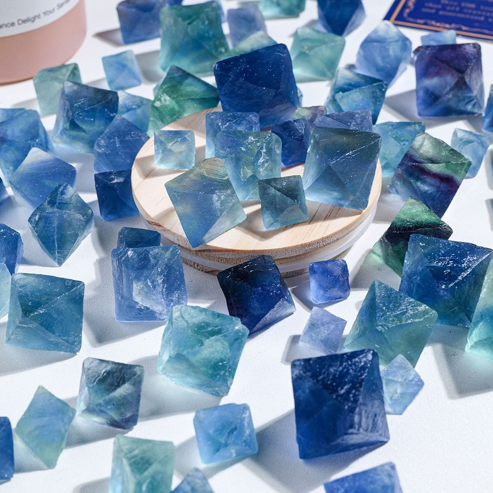 Natural Blue Fluorite Stones