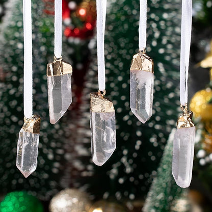 Spiritual Clear Quartz Christmas Decor