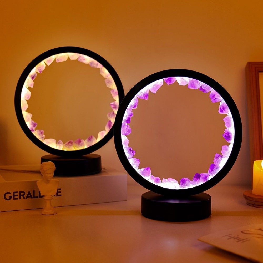 Amethyst Portal Crystal Lamps