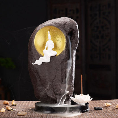 Ceramic Waterfall Backflow Incense Burner