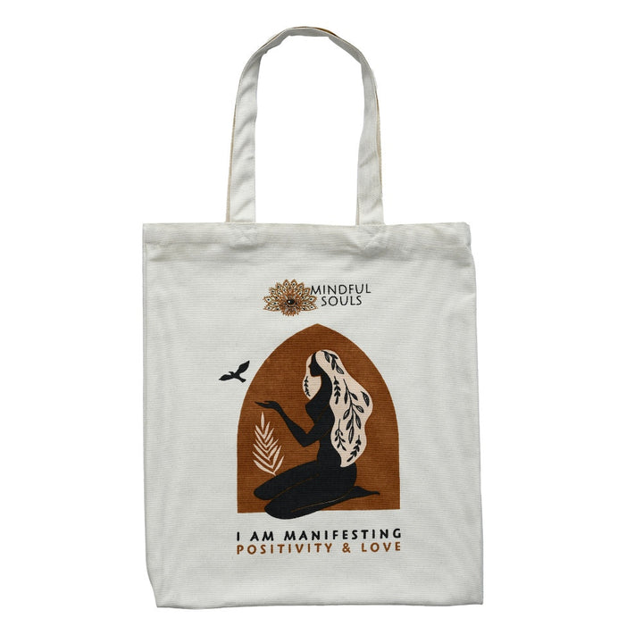 Positivity and Love Manifestation Tote Bag