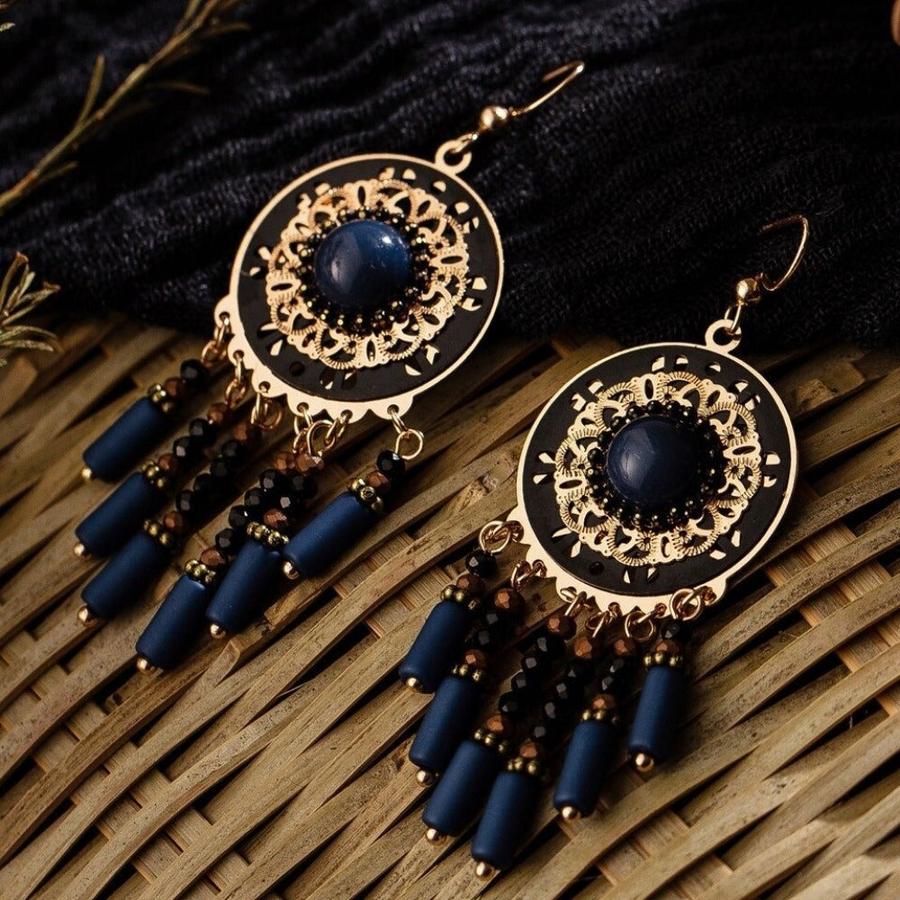 Gold Tassel Earrings