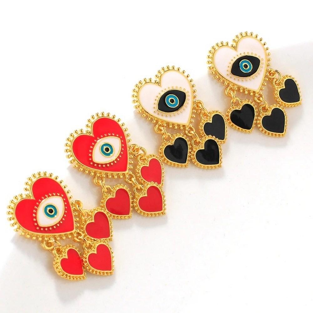 Evil Eye Earrings Gold