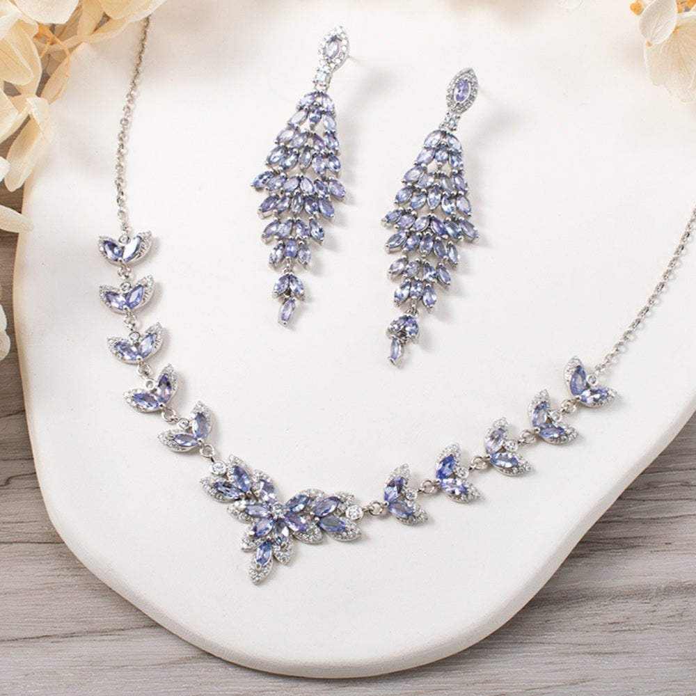 Tanzanite Stone Jewelry Set