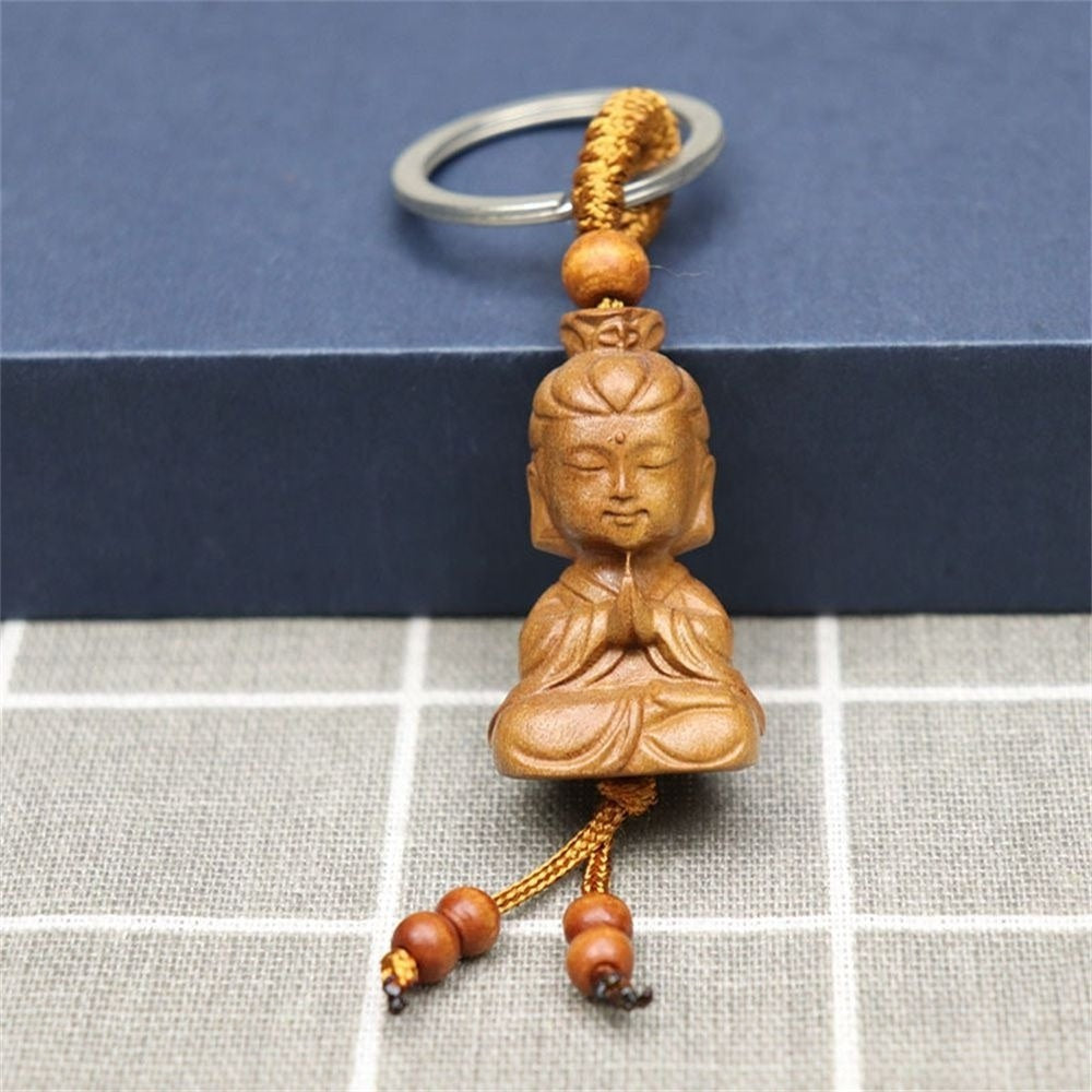 Cute Little Buddha Keychain