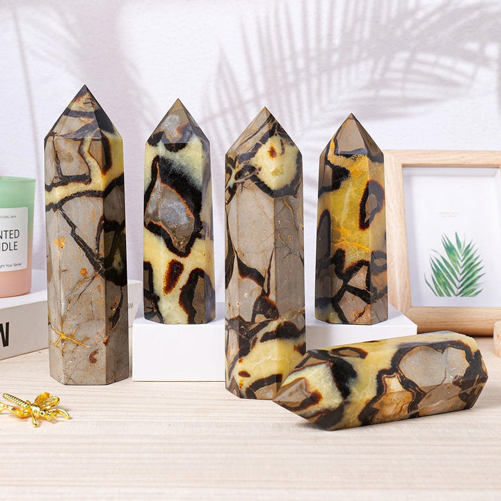 Ancient Septarian Crystal Tower