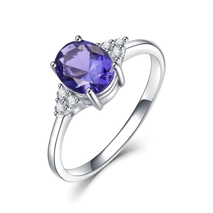 Elegant Tanzanite December Birthstone Ring