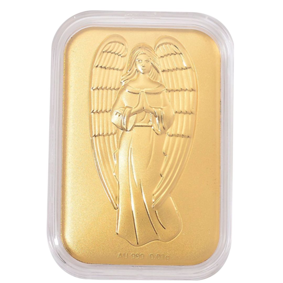 24K Angel Gold Emboss Sheet – Divine Protection for Your Journey