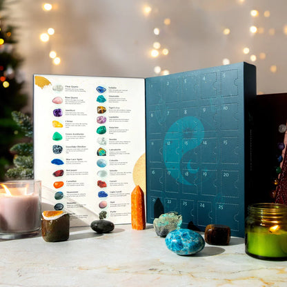 25-Day Crystal Advent Calendar + Crystal Christmas Tree FREE gift