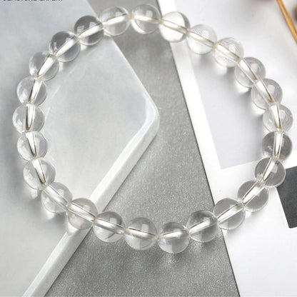 Clear Quartz Bead Bracelet