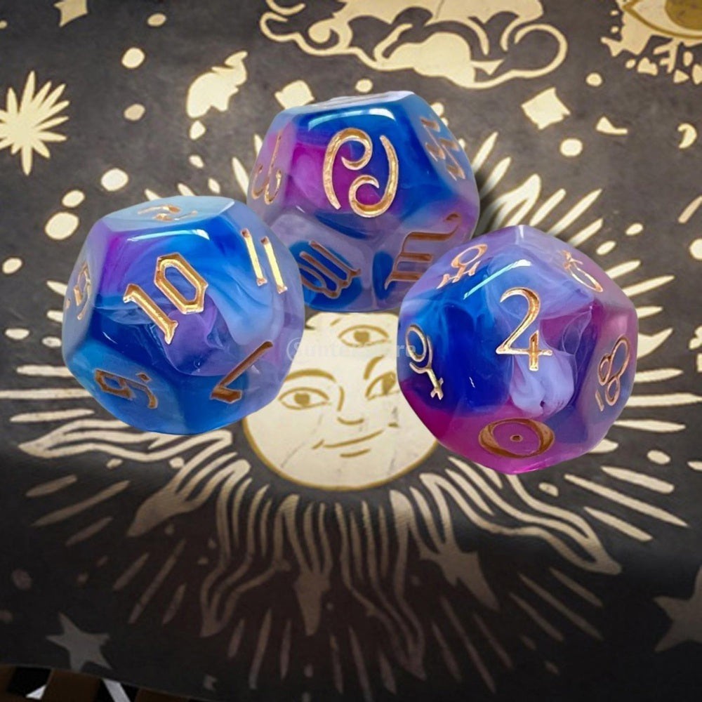 Astrology Dice Set