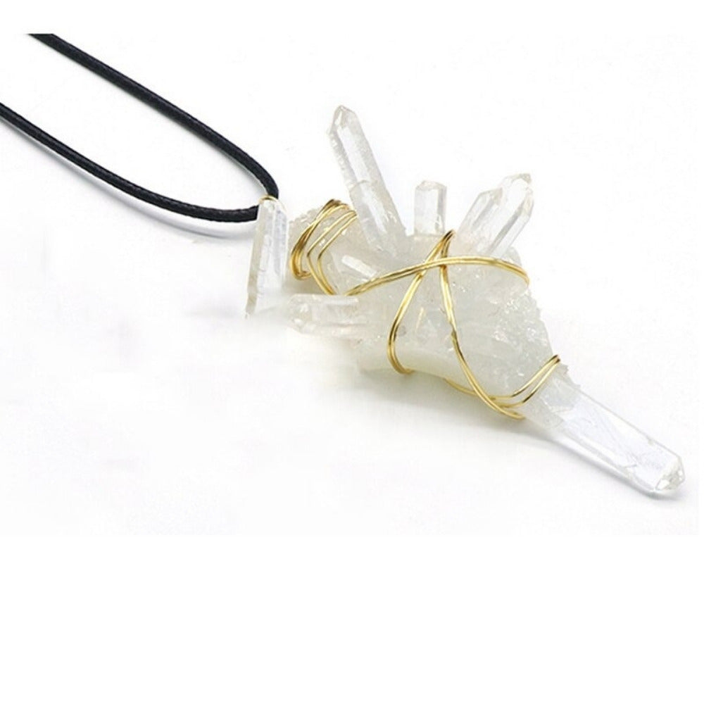 Pillar Clear Quartz Necklace