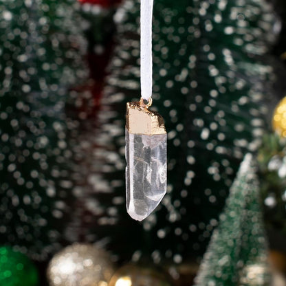 Spiritual Clear Quartz Christmas Decor