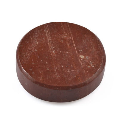 Red Jasper Circle Crystal – Centered in Strength & Stability