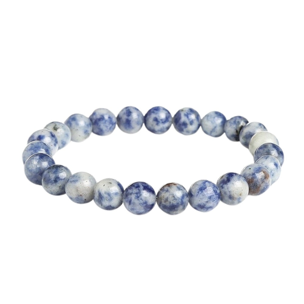 Blue Sodalite Bead Bracelet