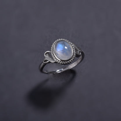 Retro Vibes Moonstone Ring