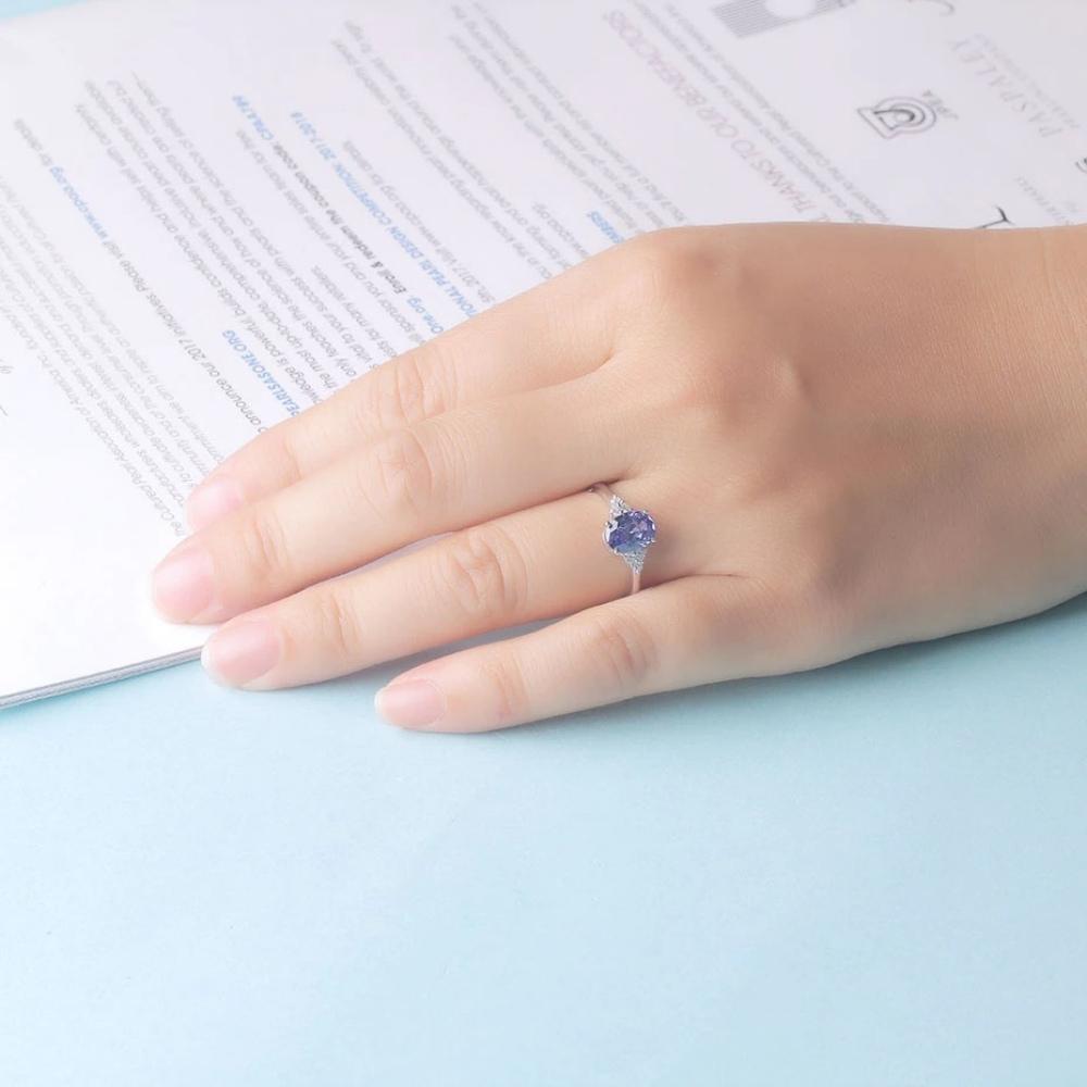 Elegant Tanzanite December Birthstone Ring