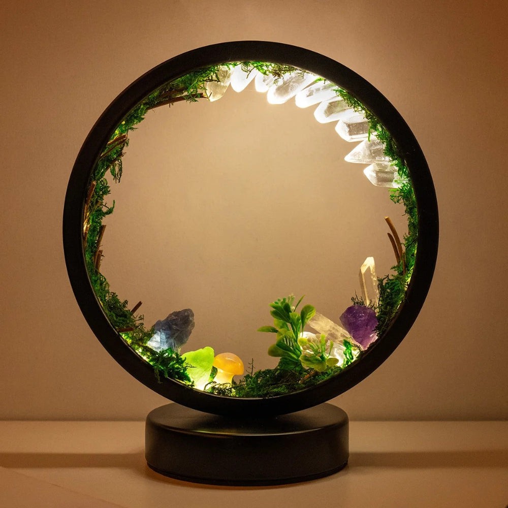 Forest Led Screen Natural Quartz Forest LED Lamp – MindfulSoulsCanada