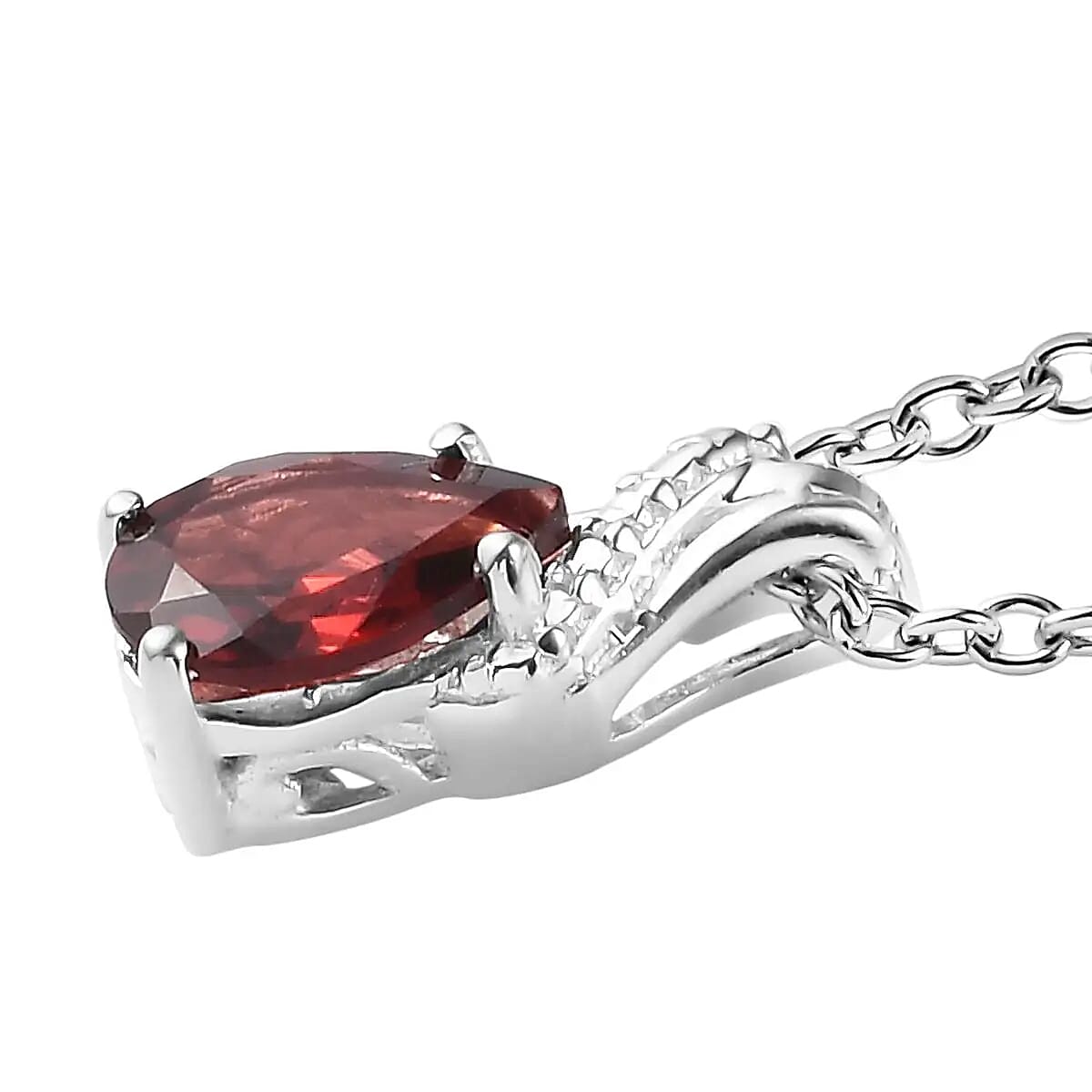 Mozambique Garnet Earrings & Pendant Necklace Set — Passion, Harmony & Everyday Elegance