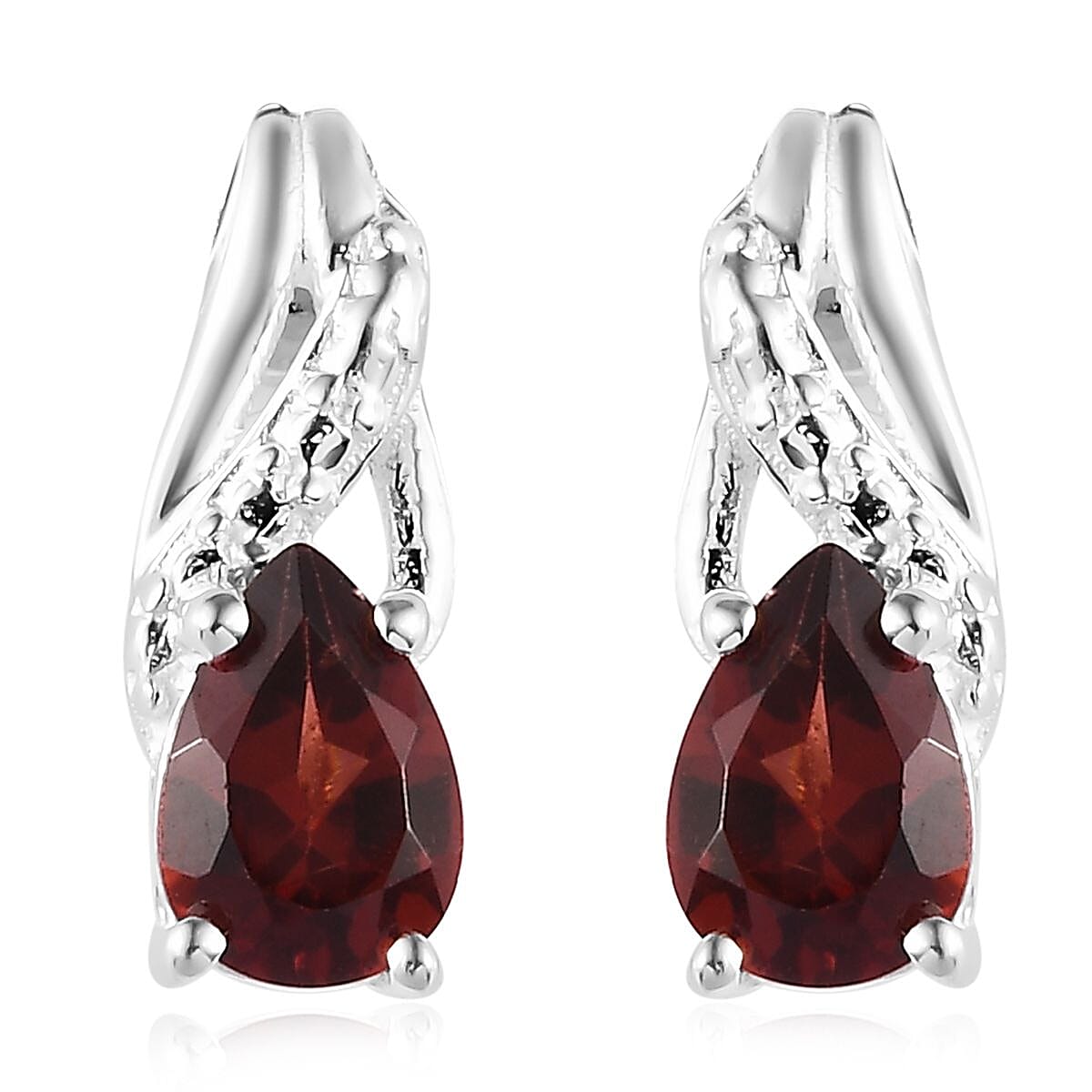 Mozambique Garnet Earrings & Pendant Necklace Set — Passion, Harmony & Everyday Elegance