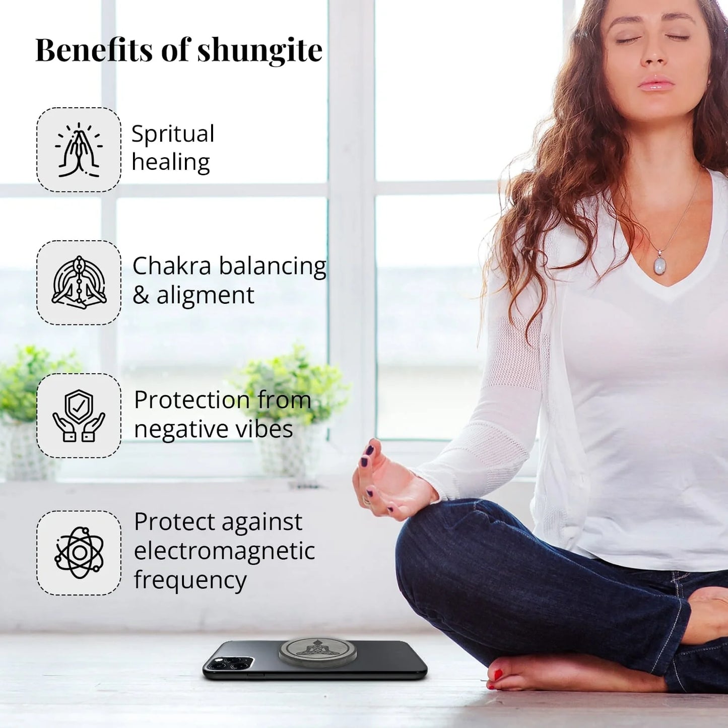 Shungite Buddha Tile: Invite Peace & Purify Your Home