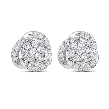 Love Knot Diamond Earrings – A Symbol of Eternal Connection