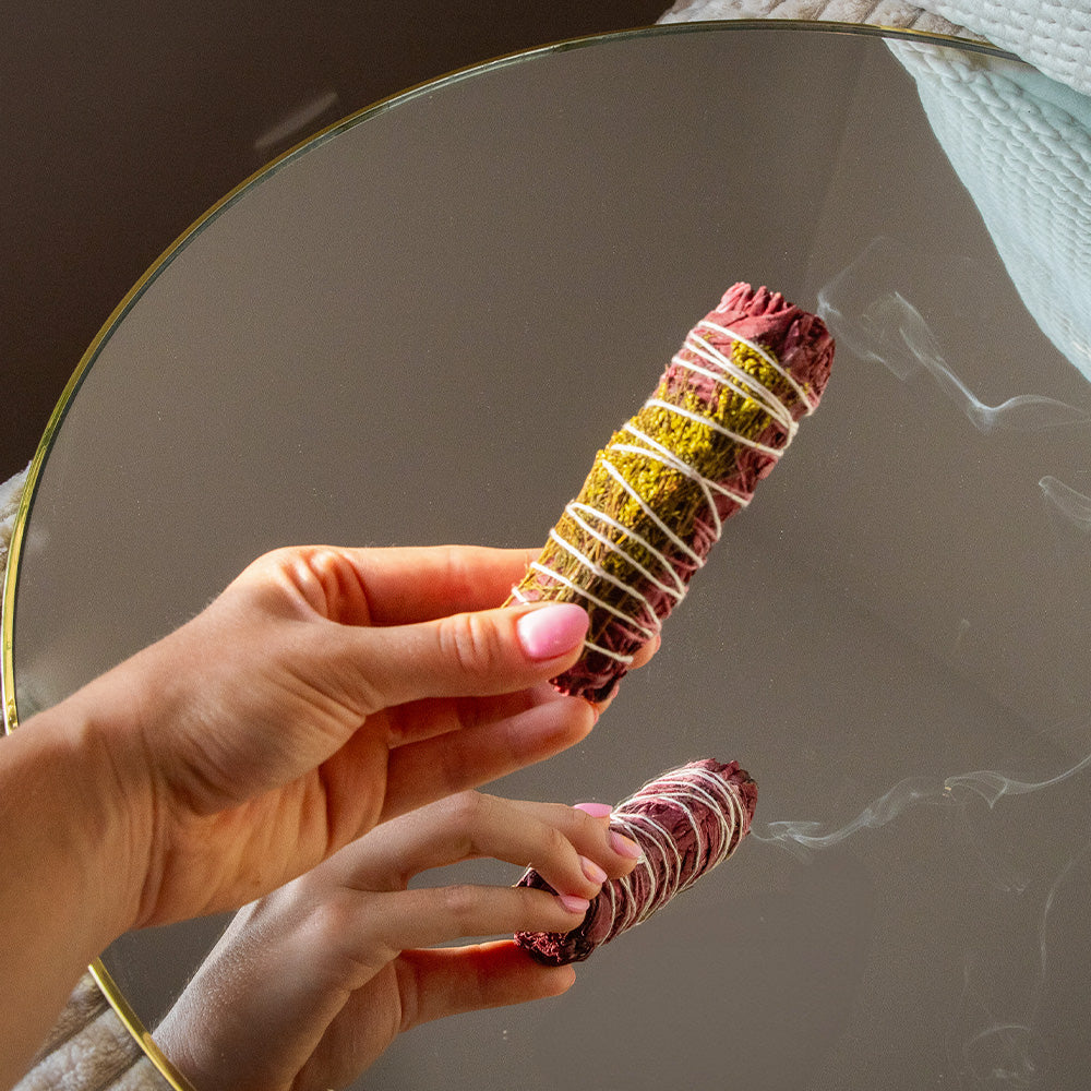 Dragon's Blood Sage With Wildflowers