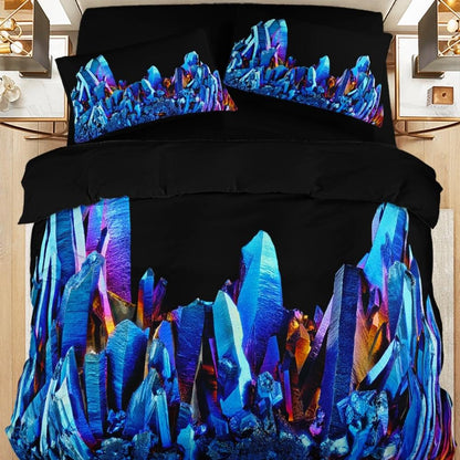 3D Crystal Bedding Cover Set