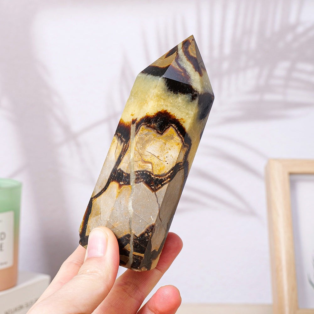 Ancient Septarian Crystal Tower