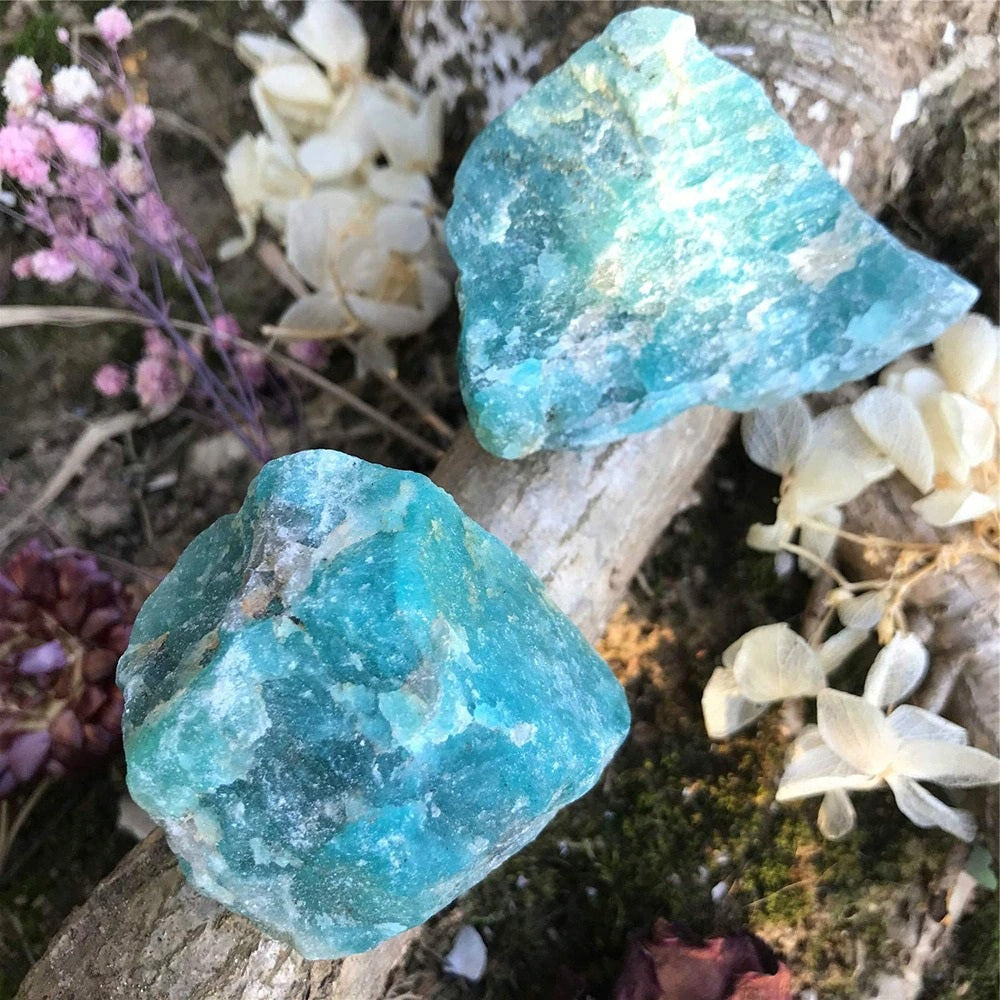 Raw Natural Amazonite Stones