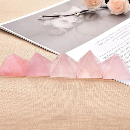 Rose Quartz Love Energy Pyramid