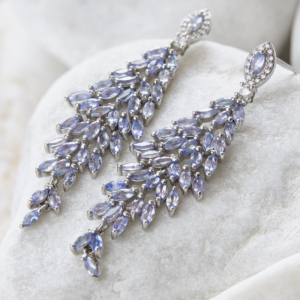 Tanzanite Stone Jewelry Set