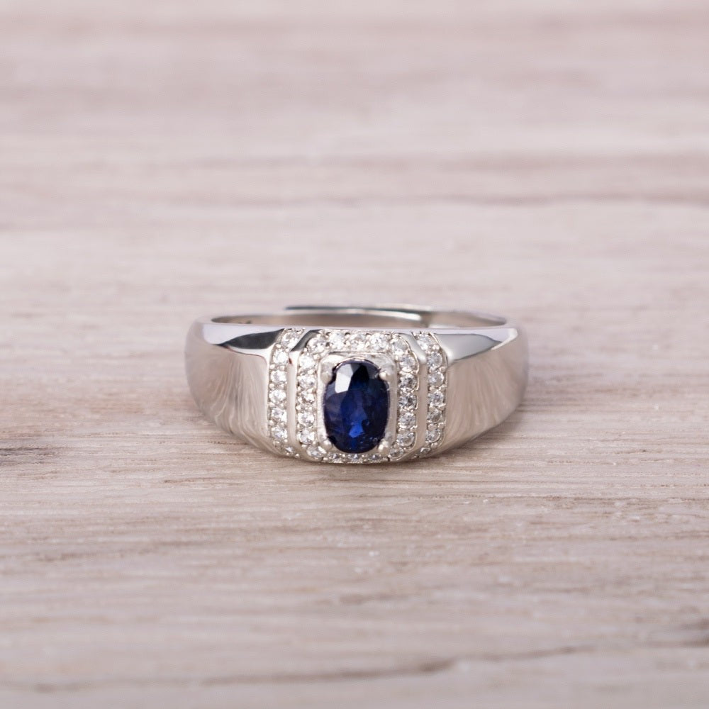 Natural Blue Sapphire Ring