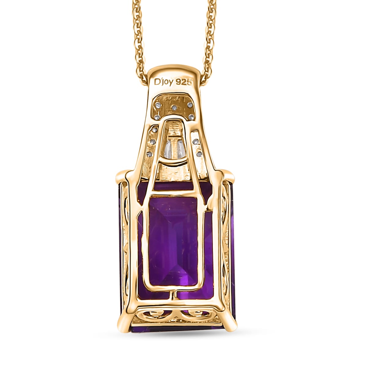 Lusaka Amethyst & Moissanite Necklace - Channel Your Inner Strength