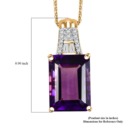 Lusaka Amethyst & Moissanite Necklace - Channel Your Inner Strength