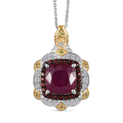 Regal Bloom Pendant Necklace