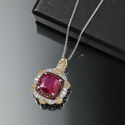 Regal Bloom Pendant Necklace