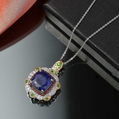 Regal Bloom Pendant Necklace