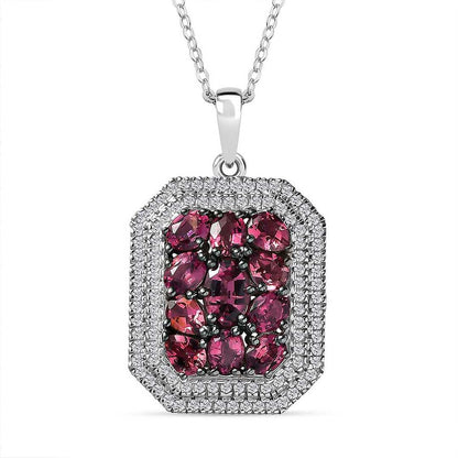 Crown Cluster Pendant Necklace