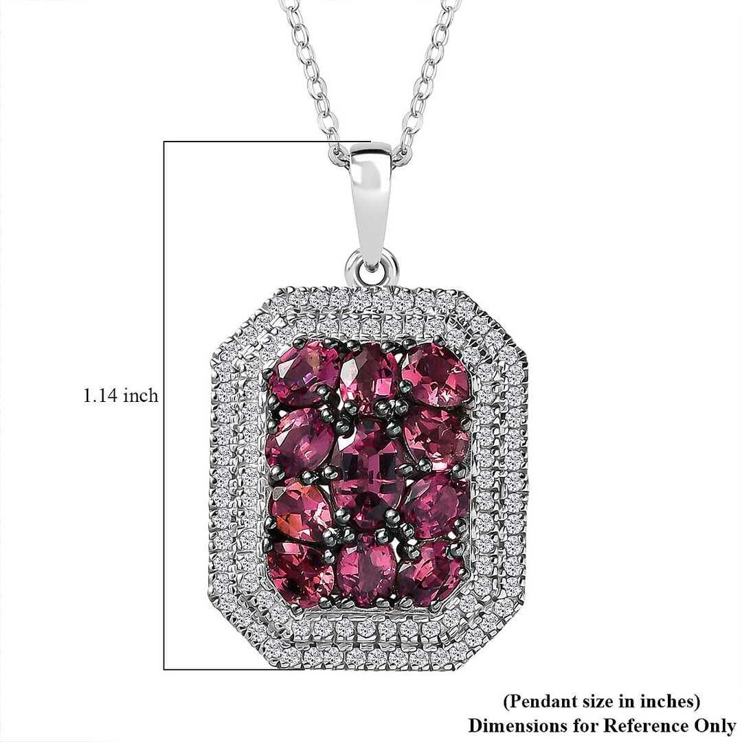 Crown Cluster Pendant Necklace