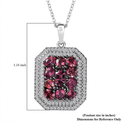 Crown Cluster Pendant Necklace