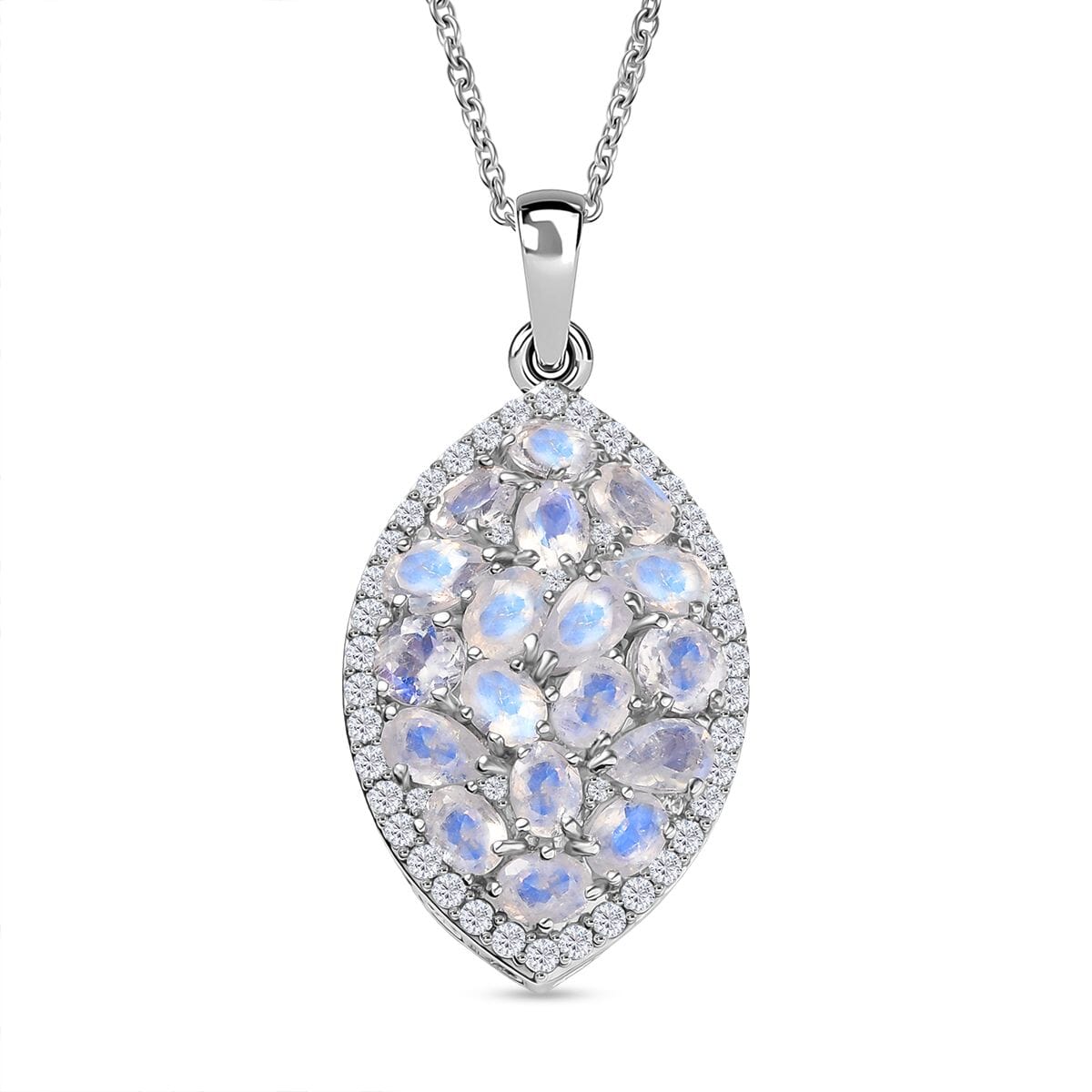 Moonstone & Zircon Necklace – Your Calm in a Busy World