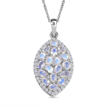 Moonstone & Zircon Necklace – Your Calm in a Busy World