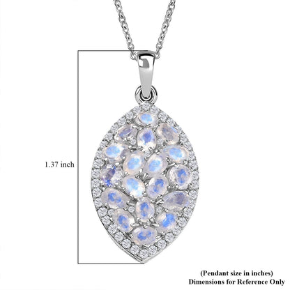 Moonstone & Zircon Necklace – Your Calm in a Busy World