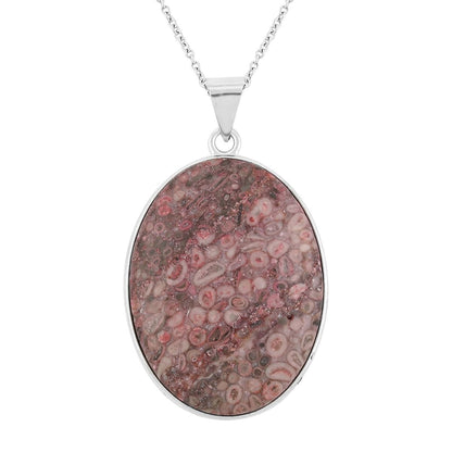 Oval Gemstone Necklace – A Boost of Emotional Healing