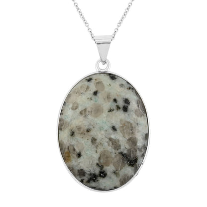 Oval Gemstone Necklace – A Boost of Emotional Healing