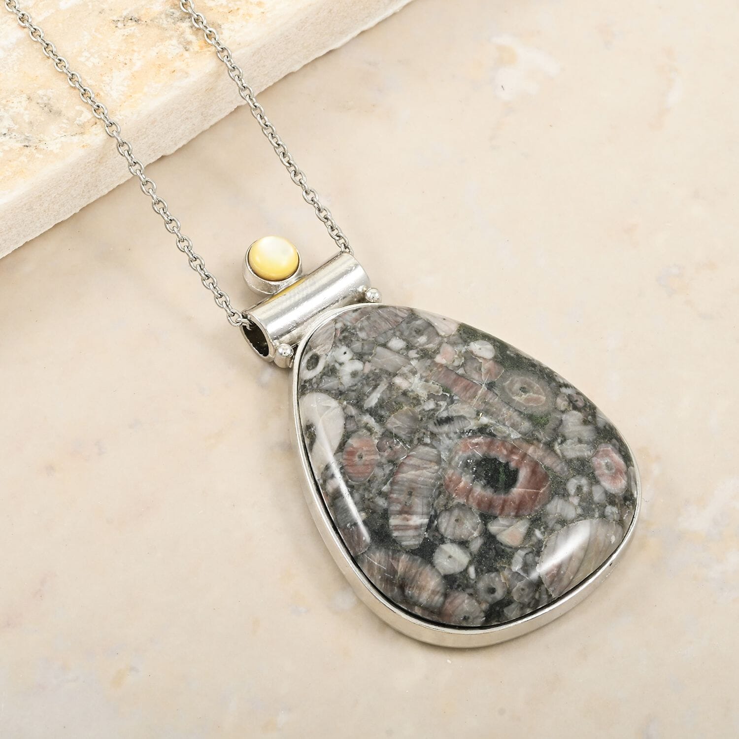 Crystal Drop Necklace – Find Your Calm in the Current