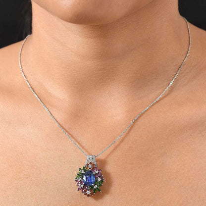 Kashmir Kyanite Garden Pendant