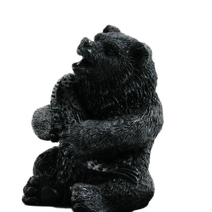 Shungite Bear Figurine – Symbol of Strength & Prosperity