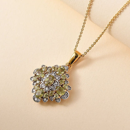 Verdant Empress Demantoid Garnet Pendant — Awakening Prosperity & Inner Strength